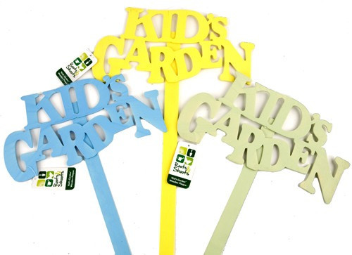 Kids Garden- 22 inch Wooden Stake (Assorted Designs)