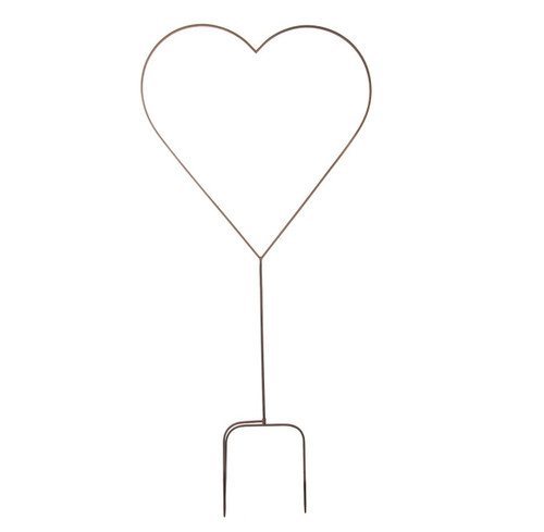 Medium Metal Heart Stake Medium Metal Heart Stake