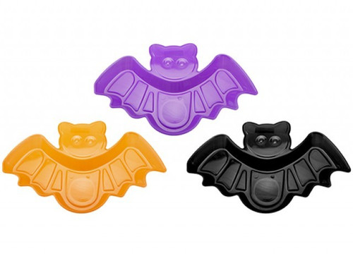 Assorted Plastic Bat Shaped Dish Assorted Plastic Bat Shaped Dish