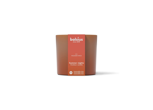 Terracotta Bolsius Glass Summer Nights Candle (120 x 126mm) Terracotta Bolsius Glass Summer Nights Candle (120 x 126mm)