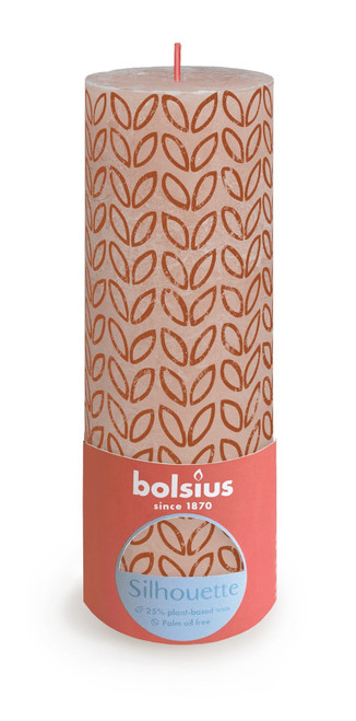 Misty Pink Bolsius Rustic Silhouette Pillar Candle (190 x 68mm) Misty Pink Bolsius Rustic Silhouette Pillar Candle (190 x 68mm)