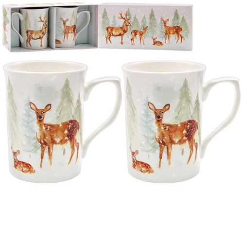 Winter Forest Mugs (Set of 2) Winter Forest Mugs (Set of 2)
