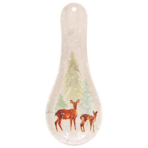 Winter Forest Spoon Rest Winter Forest Spoon Rest