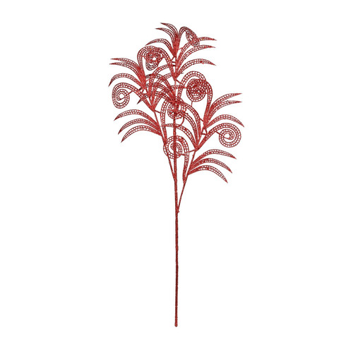 Red Glitter Swirl Stem (H73cm)