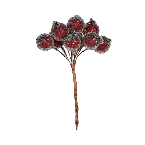 Frosted Berry Bunch (Burgundy, Dia1.8cm) Frosted Berry Bunch (Burgundy, Dia1.8cm)