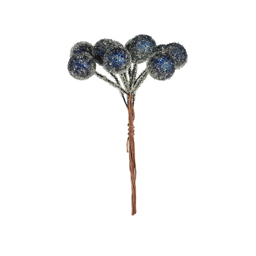 Frosted Berry Bunch (Blue, H10cm) Frosted Berry Bunch (Blue, H10cm)