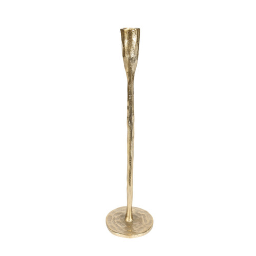 Organic Covent Garden Candle Stick Raw Bright Gold (H32cm)