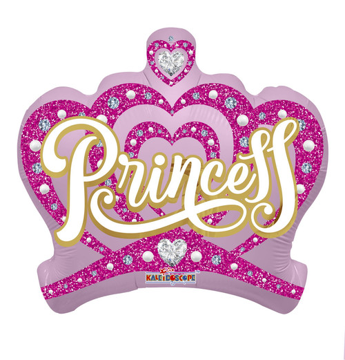 Metallic Princess Crown Balloon - 18 Inch Metallic Princess Crown Balloon - 18 Inch