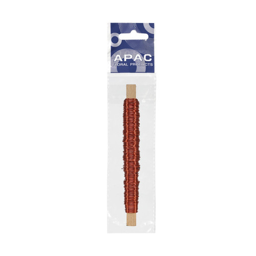 Orange Metallic Wire on a Wooden Stick (50g) Orange Metallic Wire on a Wooden Stick (50g)