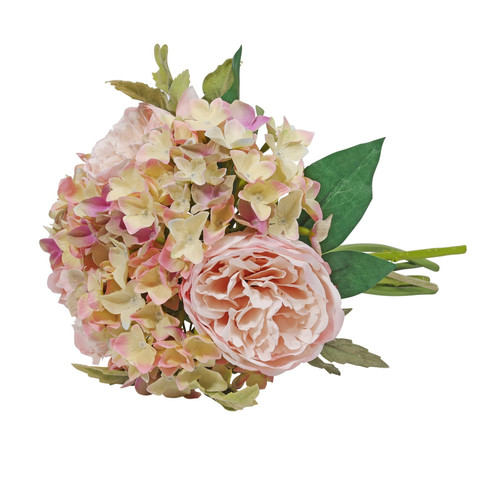 Aquitaine Peony Bouquet Tan (34cm)  Aquitaine Peony Bouquet Tan (34cm)