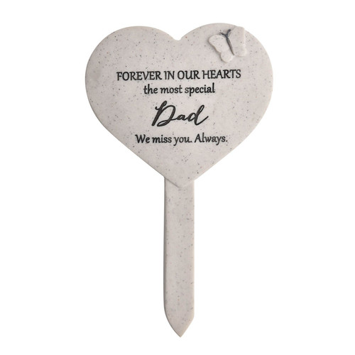 Heart Graveside Stake (Dad)