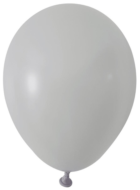 Grey Round Shape Latex Balloon - 5 inch (Pk 100) Grey Round Shape Latex Balloon - 5 inch (Pk 100)