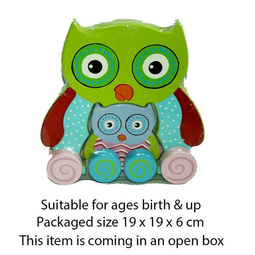 Wood Chunky Owl Pull Along Wood Chunky Owl Pull Along