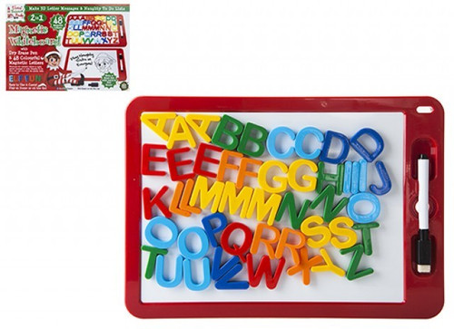 Elf Wipe On/Wipe Off Magnetic Board With Magnetic Letters Elf Wipe On/Wipe Off Magnetic Board With Magnetic Letters