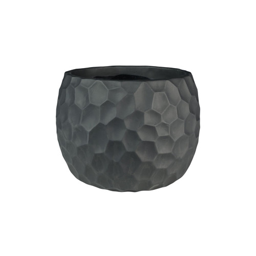 Vogue Black Honeycomb Pot (H15cm x Dia19cm)