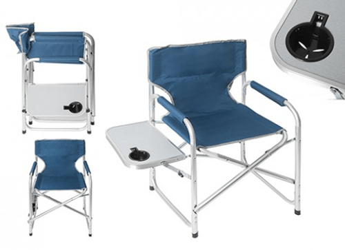 Lightweight Indigo Blue Chair (with Side Table) Lightweight Indigo Blue Chair (with Side Table)