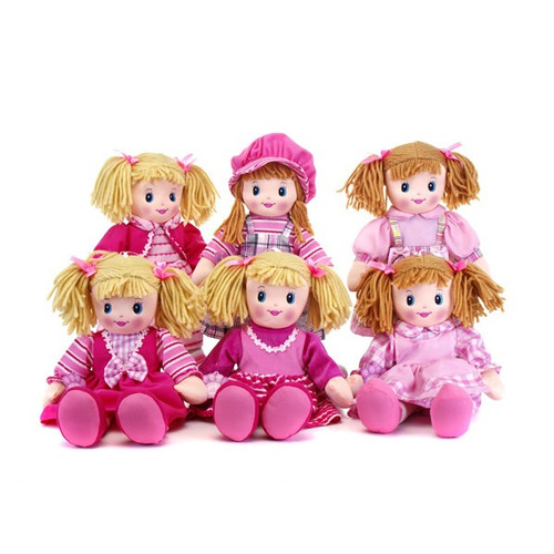 50cm Rag Dolls 6 Assorted 50cm Rag Dolls 6 Assorted