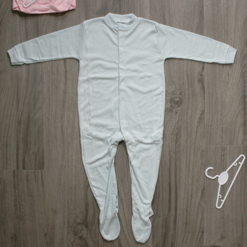 Personalisable Baby Blue Unbranded Sleepsuit with Chest Poppers (18-24 Months) Personalisable Baby Blue Unbranded Sleepsuit with Chest Poppers (18-24 Months)