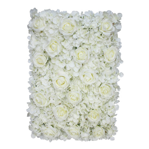 Cream Hydrangea Flower Wall with Roses 40x60cm Cream Hydrangea Flower Wall with Roses 40x60cm
