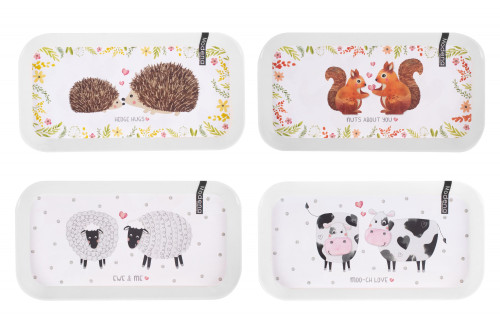 Assorted Animal Design Trays (28.5cm x 15cm)