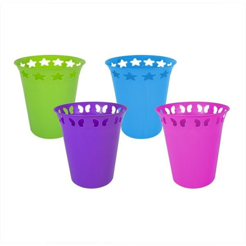 Brights Star & Butterfly Waste Paper Bins (Assorted Designs)