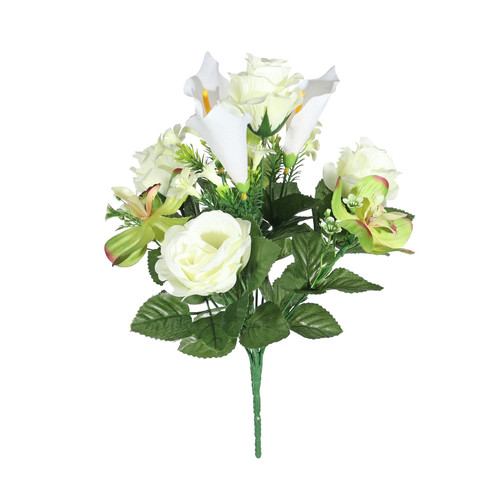 Cream Pembroke Orchid and Rose Mixed Posy Cream Pembroke Orchid and Rose Mixed Posy