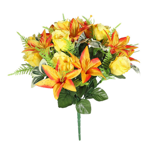 Orange Pembroke Lily Mixed Bunch Orange Pembroke Lily Mixed Bunch