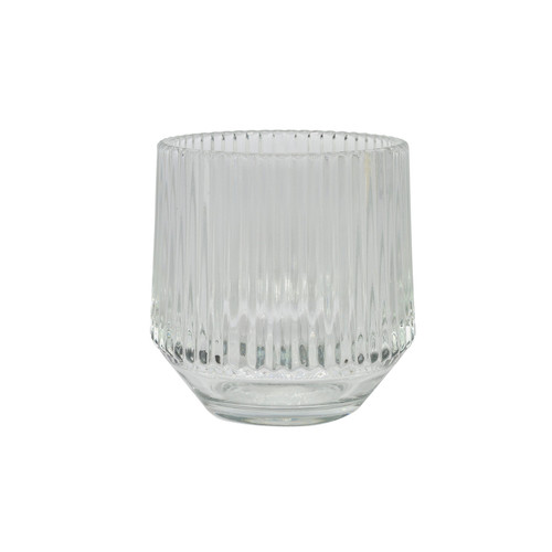 Rigel Ribbed Votive (9.5cm x 9.7cm) Rigel Ribbed Votive (9.5cm x 9.7cm)