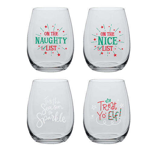 Christmas Hand Painted Tumbler (Assorted) Christmas Hand Painted Tumbler (Assorted)