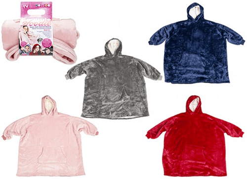 XLarge Super Soft Snuggle Hoodie Full Card Wrap (4 Asst Colours) (Assorted Designs) XLarge Super Soft Snuggle Hoodie Full Card Wrap (4 Asst Colours) (Assorted Designs)