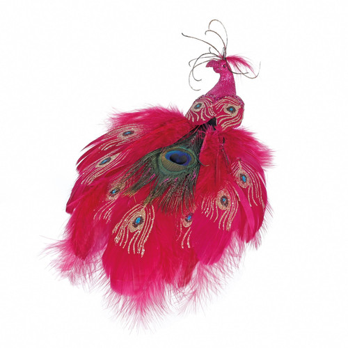 Hot Pink Peacock (30cm) 