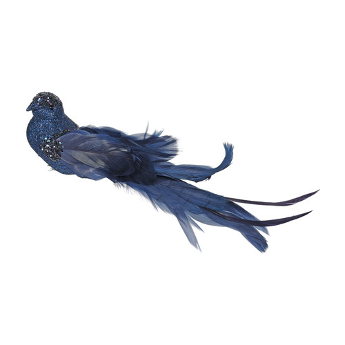 Navy Glitter Bird (23cm) Navy Glitter Bird (23cm)