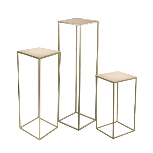 Metal Wedding Stands (Set of 3) Metal Wedding Stands (Set of 3)