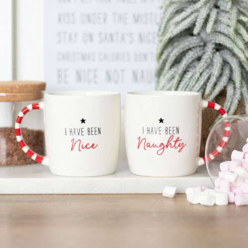 Naughty & Nice Mug Set Naughty & Nice Mug Set