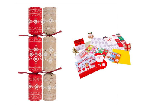 Eco Snowflake Crackers (Pack of 50)  (Assorted Designs)