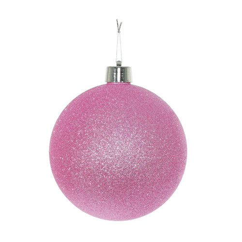 Pink Glitter Shatterproof Bauble (25cm) Pink Glitter Shatterproof Bauble (25cm)