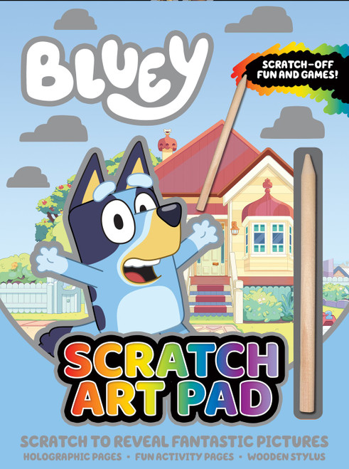 Bluey Scratch Art Pad