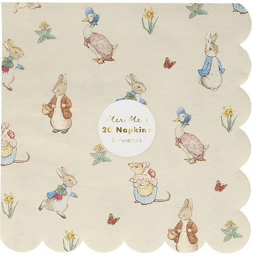 Peter Rabbit & Friends Large Napkins