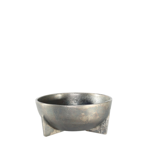 Antique Silver Poseidon Bowl (H7.5 x Dia17cm)