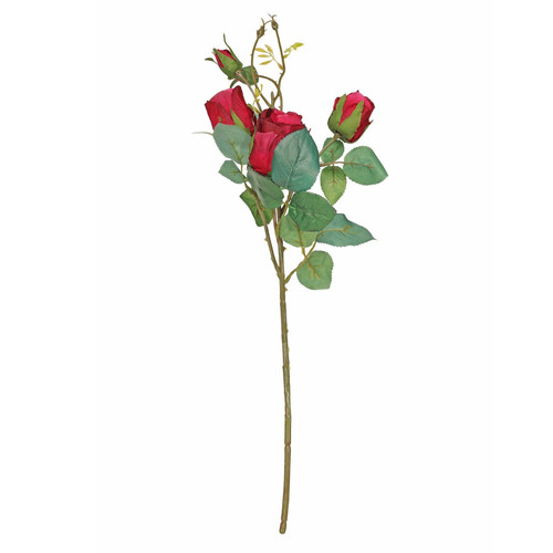 Rose Spray Burgundy (51cm)