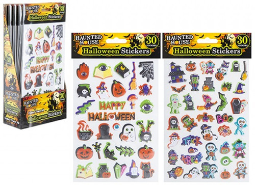 Halloween Puffy Stickers (Assorted) Halloween Puffy Stickers (Assorted)