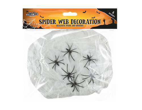 Halloween Spider Web Decoration (Assorted Designs) Halloween Spider Web Decoration (Assorted Designs)