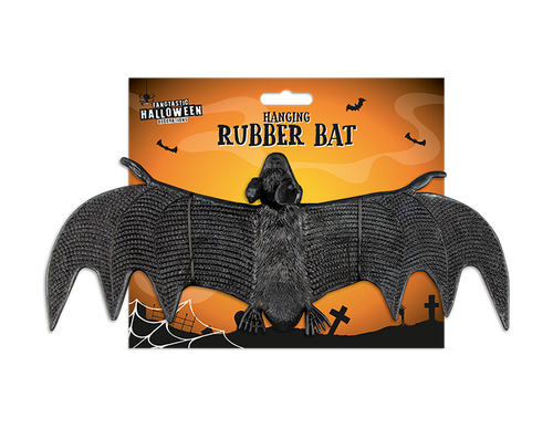Hanging Rubber Bat (30cm) Hanging Rubber Bat (30cm)
