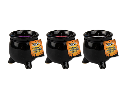 Halloween Cauldron Fragranced Candle (Assorted) Halloween Cauldron Fragranced Candle (Assorted)