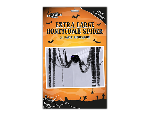 Halloween Extra Large Honeycomb Spider Decoration