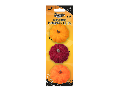 Halloween Felt Pumpkins (3 Pack) (Assorted Designs) Halloween Felt Pumpkins (3 Pack) (Assorted Designs)