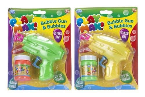 Playmax Bubble Gun & Bubbles (Assorted)