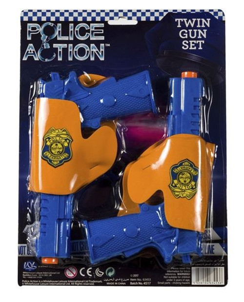 Police Action Twin Gun Set (19cm)
