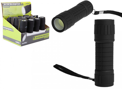 Summit 3W Cob Rubber Torch Black Summit 3W Cob Rubber Torch Black