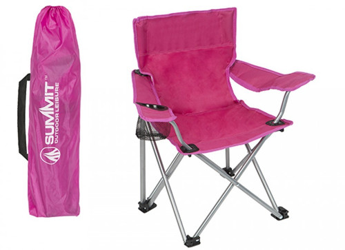 Summit Junior Camping Chair Pink